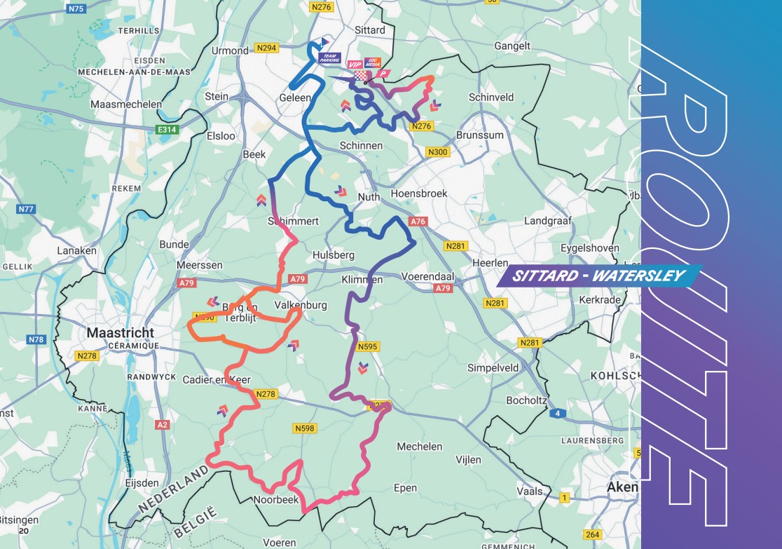 NIBC Tour of Holland - Route Sittard